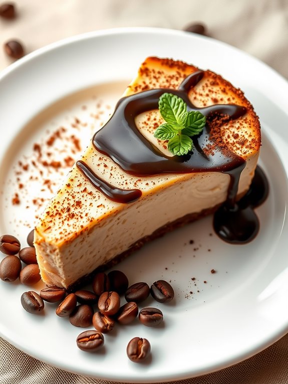 espresso flavored cheesecake dessert recipe