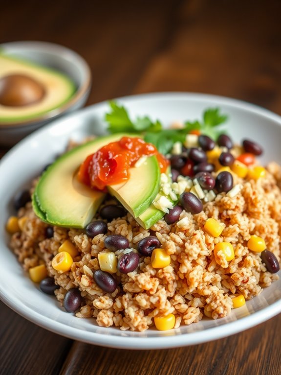 fiesta rice taco bowl