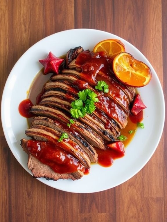 flavorful bbq brisket dish