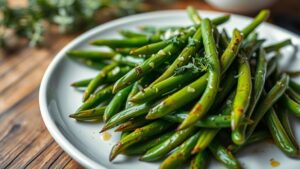 flavorful bbq green beans