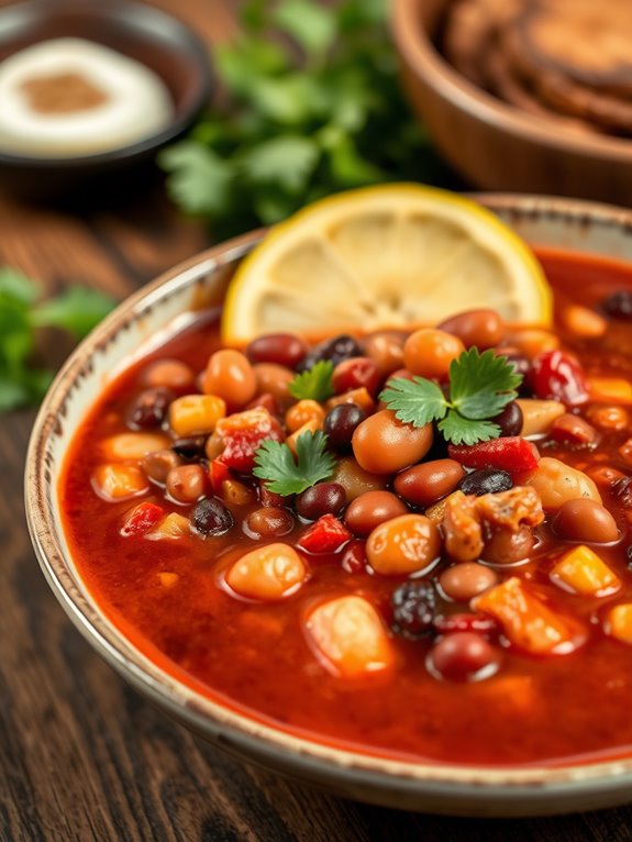 flavorful bean chili recipe