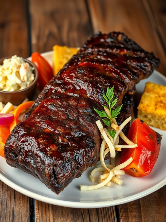 flavorful coffee infused ribs