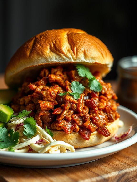 flavorful jackfruit with spice