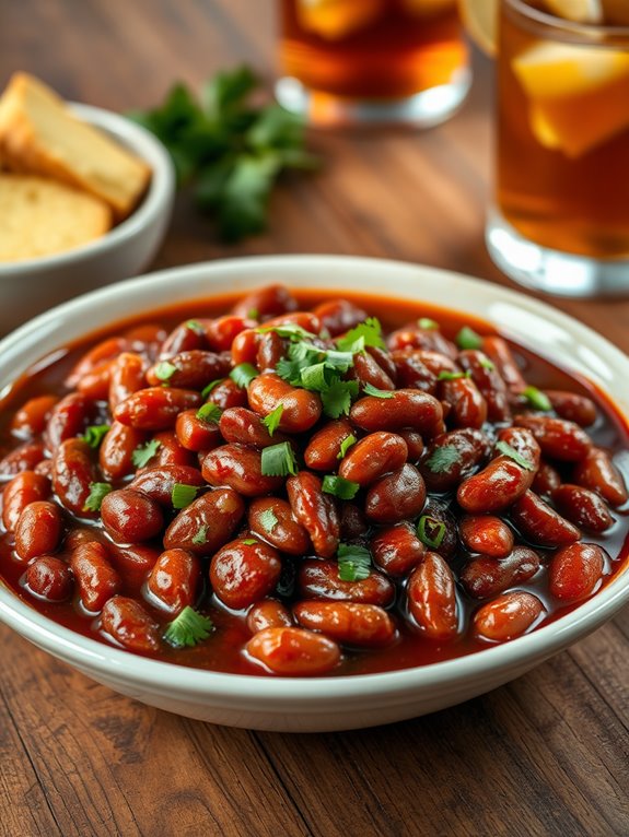 flavorful smoky bean dish