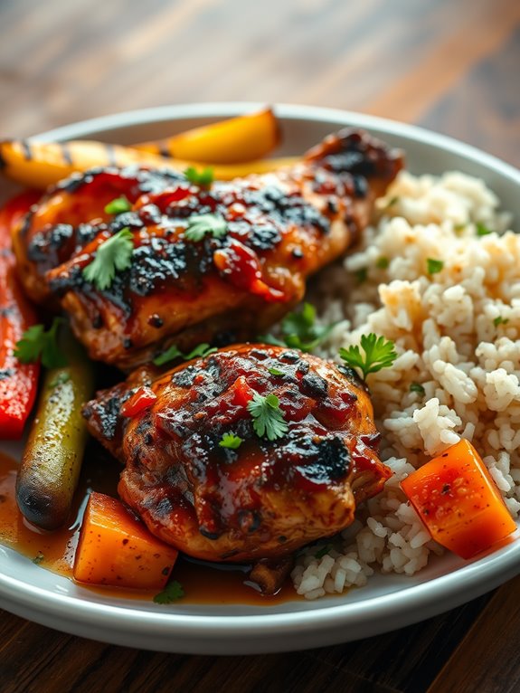 flavorful smoky chicken dish