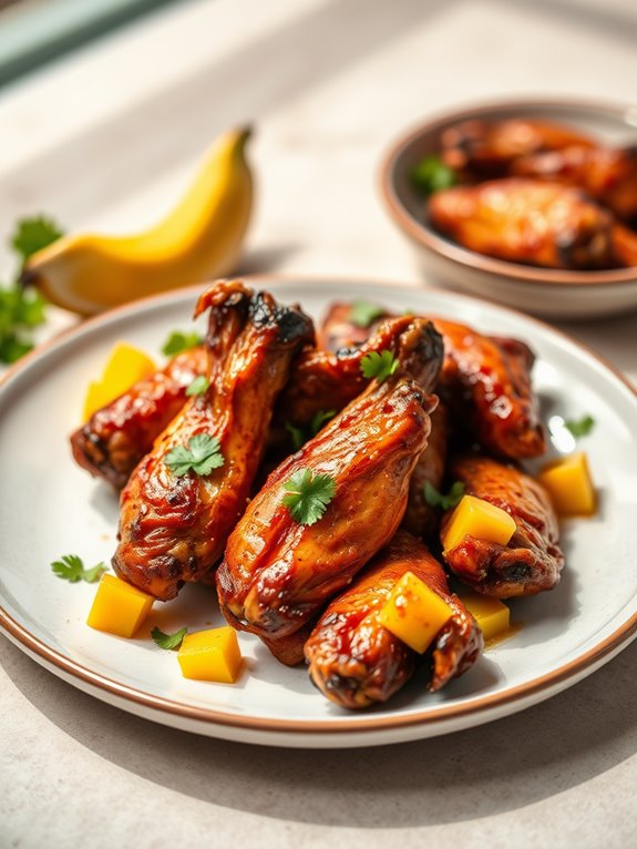 flavorful spicy chicken wings