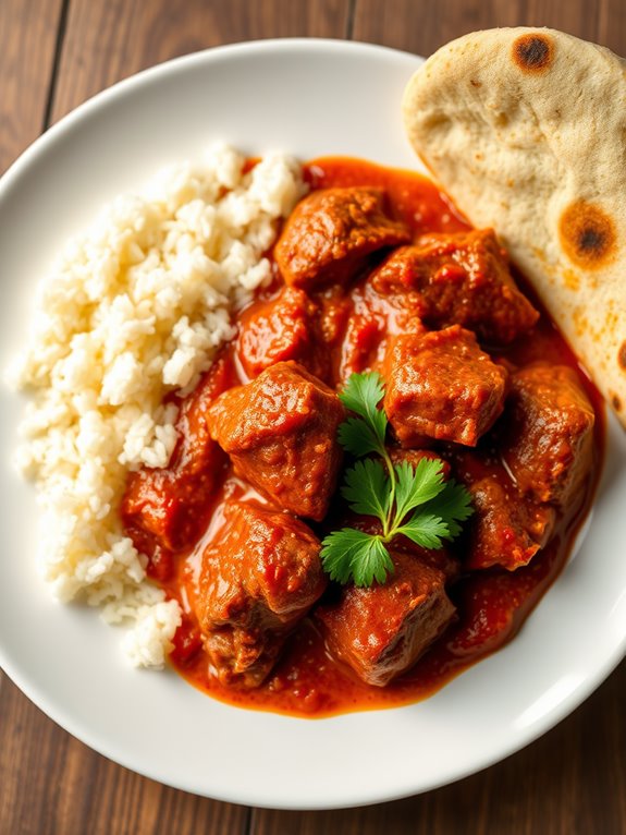 flavorful spicy lamb curry