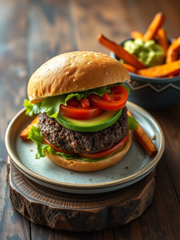 flavorful vegan burger recipe