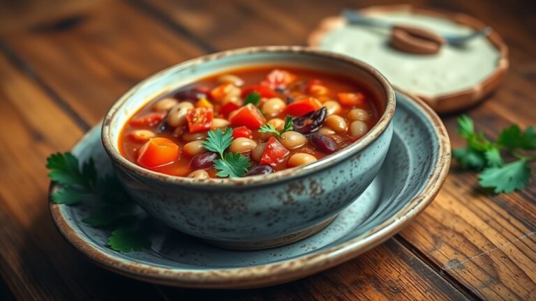 flavorful vegetarian bean soups