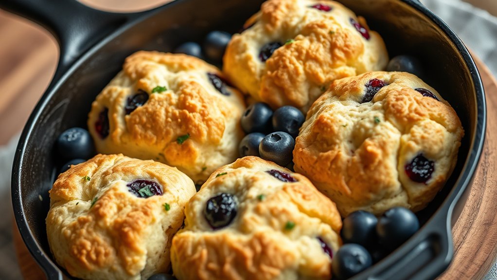 fluffy blueberry biscuit recipes