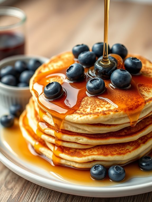 fluffy blueberry pancake recipe