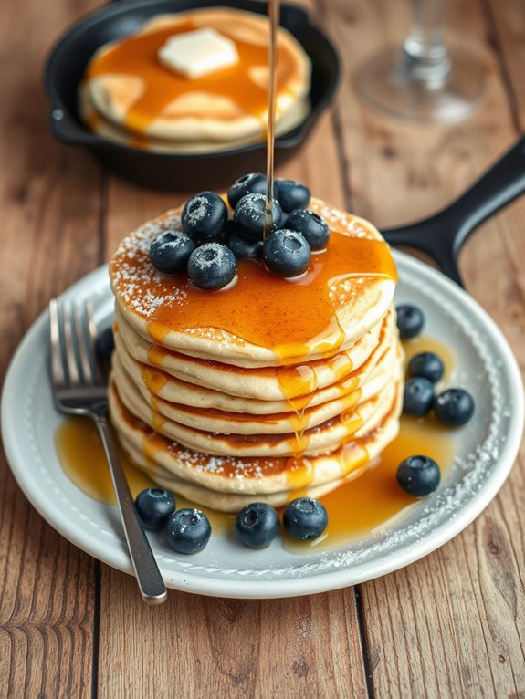 fluffy skillet pancake recipe