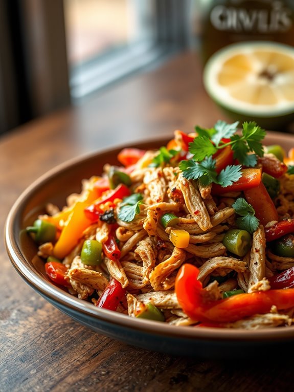 freezer meal chicken fajitas