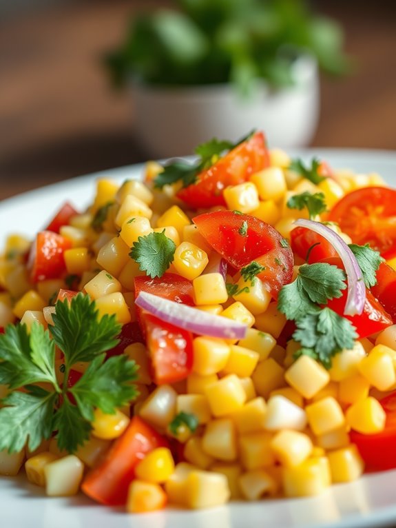 fresh and flavorful corn salad