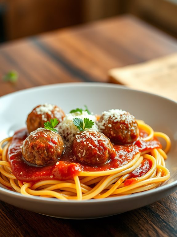 frozen spaghetti meatball meal