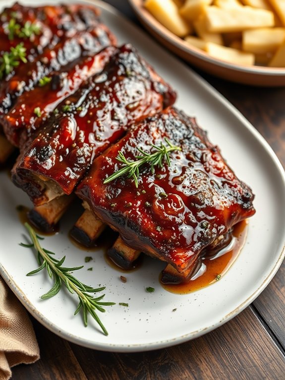 garlic herb marinated ribs