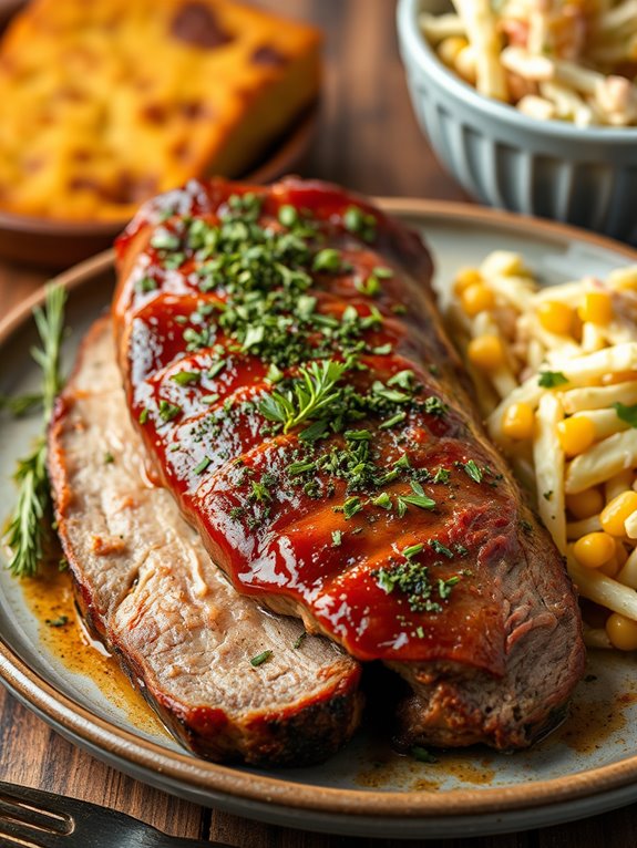 garlic herb smoked brisket