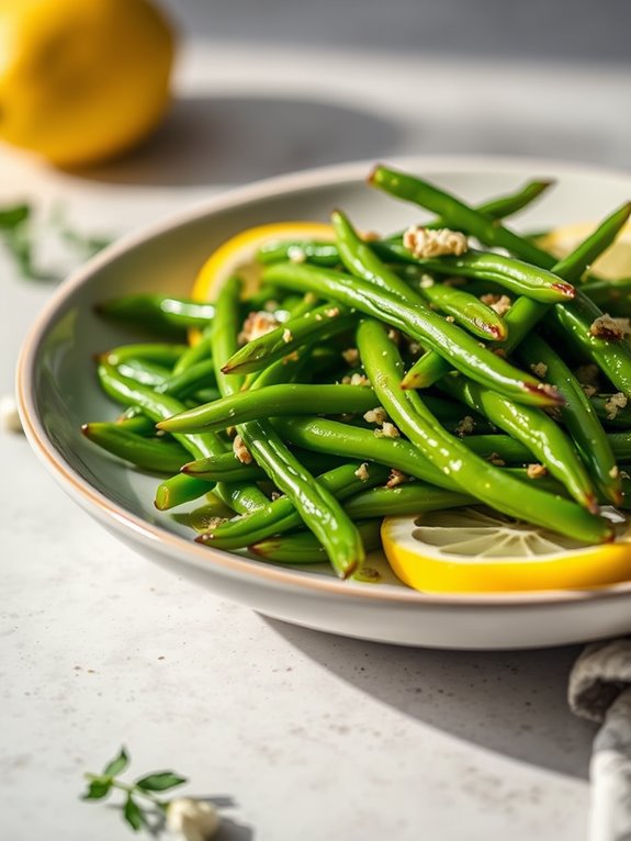 garlic lemon green beans recipe