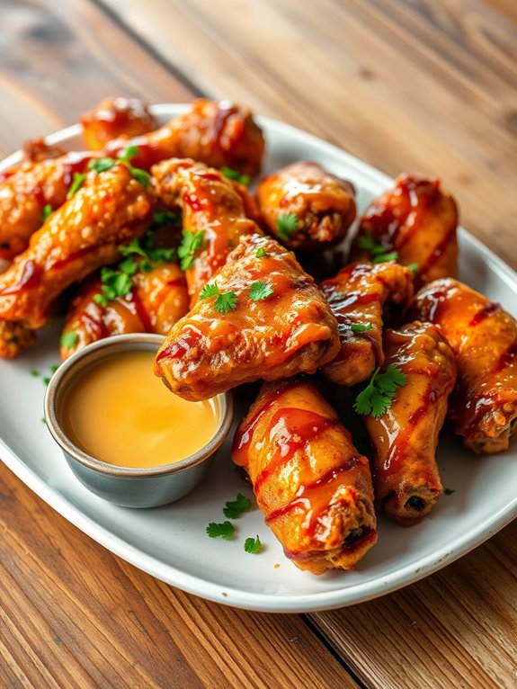 garlic parmesan chicken wings