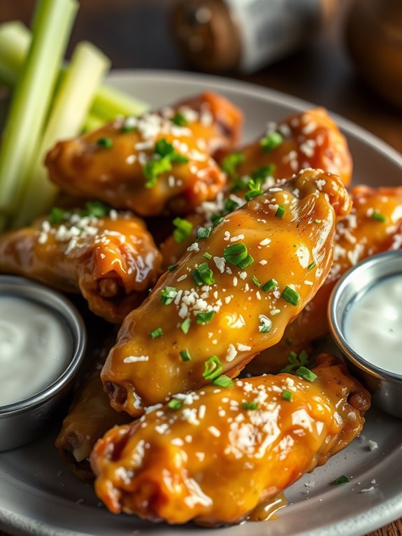 garlic parmesan chicken wings