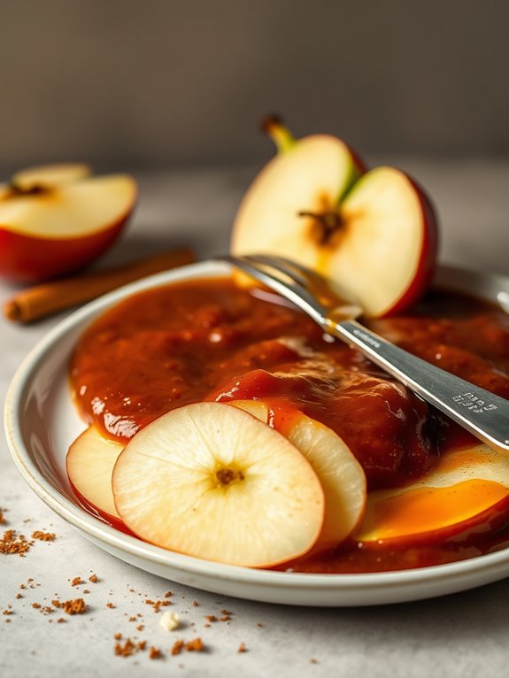 ginger infused spicy apple butter