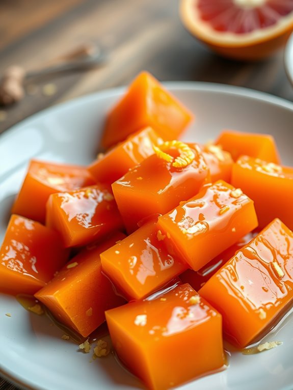 ginger orange flavored candied yams