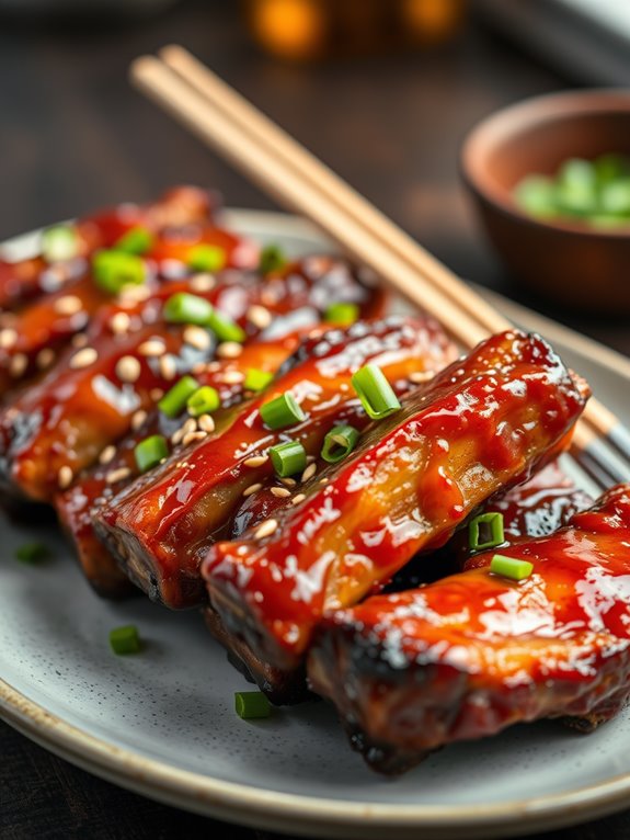 ginger soy marinated ribs