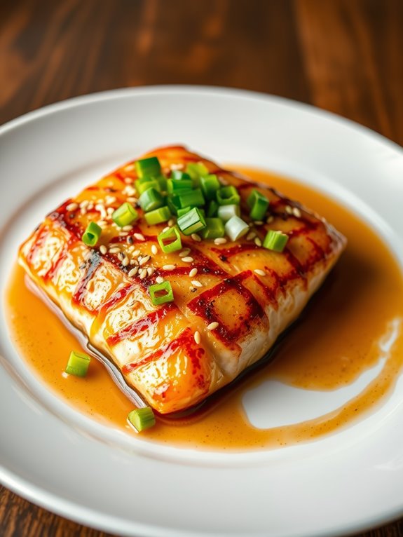 ginger soy red snapper