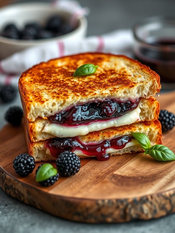 gourmet grilled cheese delight