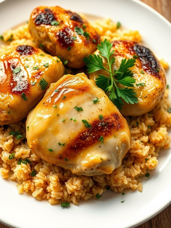 greek chicken rice dish