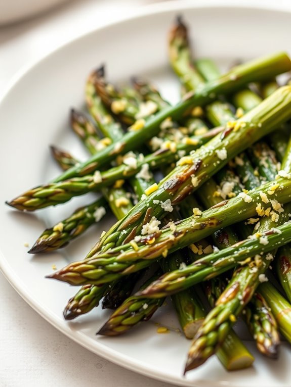 grilled asparagus with lemon