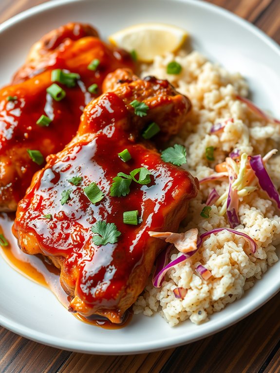 grilled bbq chicken thighs