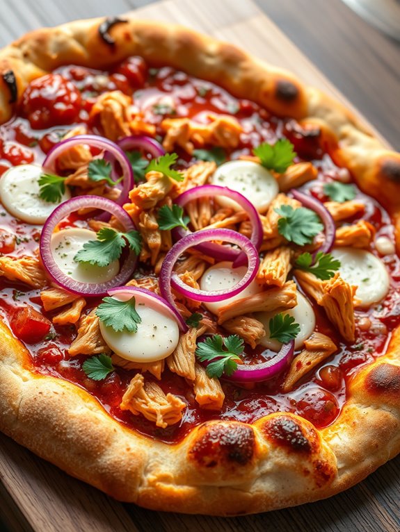 grilled chicken pizza delight