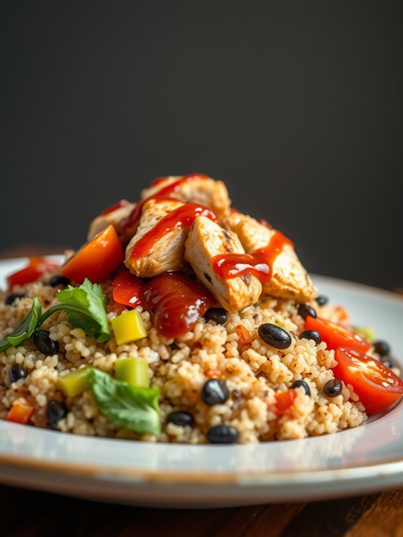 grilled chicken quinoa salad