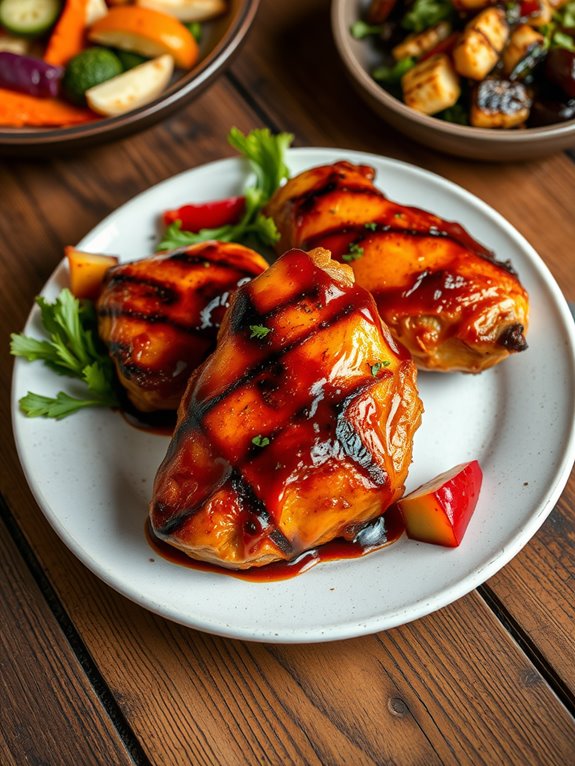 grilled chicken with honey bbq