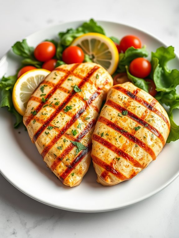 grilled chicken with lemon herbs