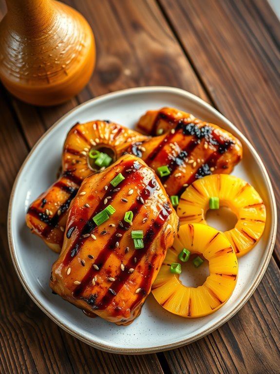 grilled chicken with pineapple