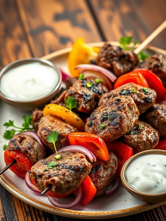 grilled lamb skewers recipe