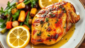 grilled seasoned quarter chicken recipes