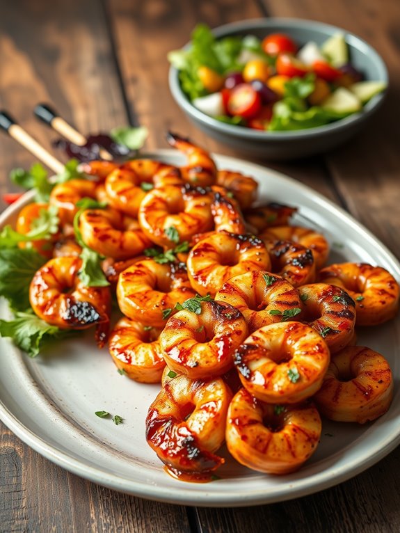 grilled shrimp with spice