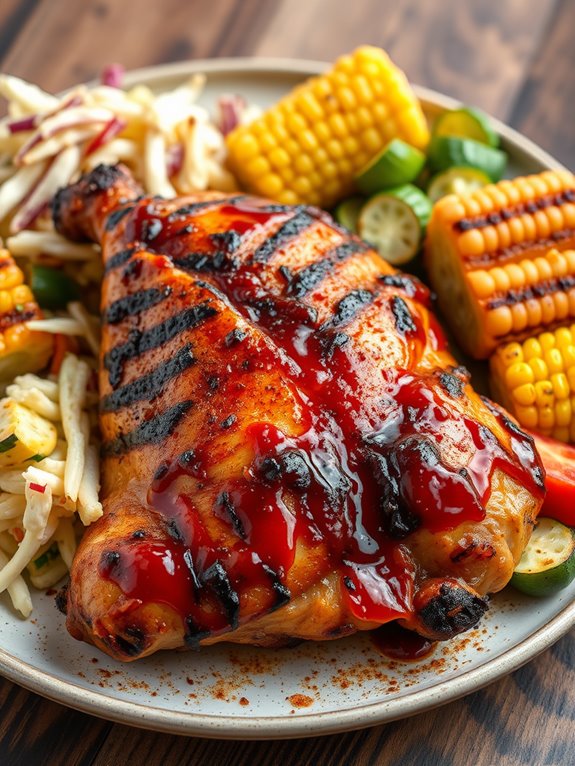 grilled spicy bbq chicken