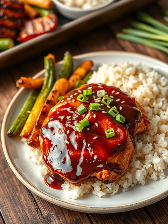 grilled teriyaki chicken breasts