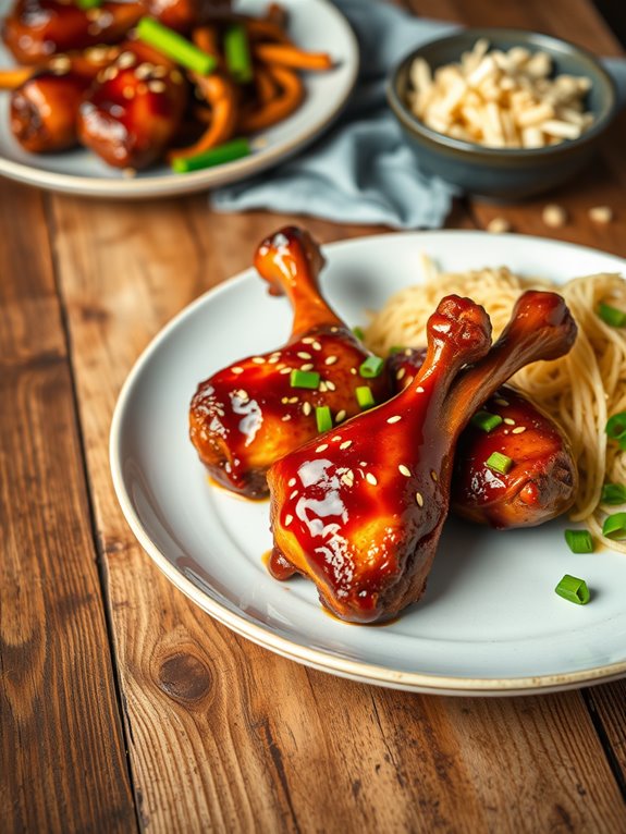 grilled teriyaki chicken drumsticks