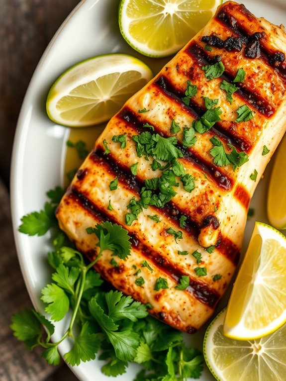 grilled tilapia with cilantro lime