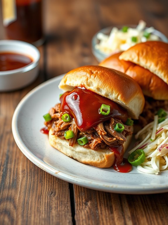 hawaiian bbq pork sliders