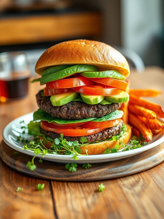 healthy black bean burger