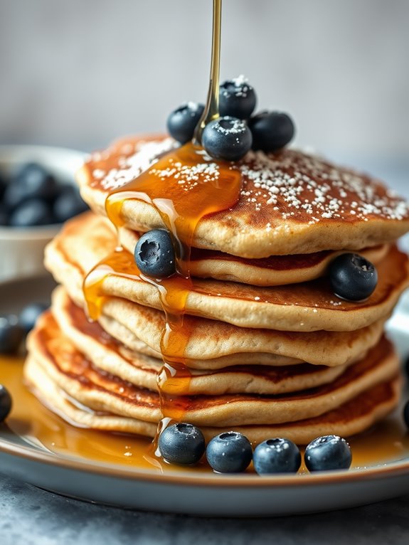 healthy blueberry pancake recipe