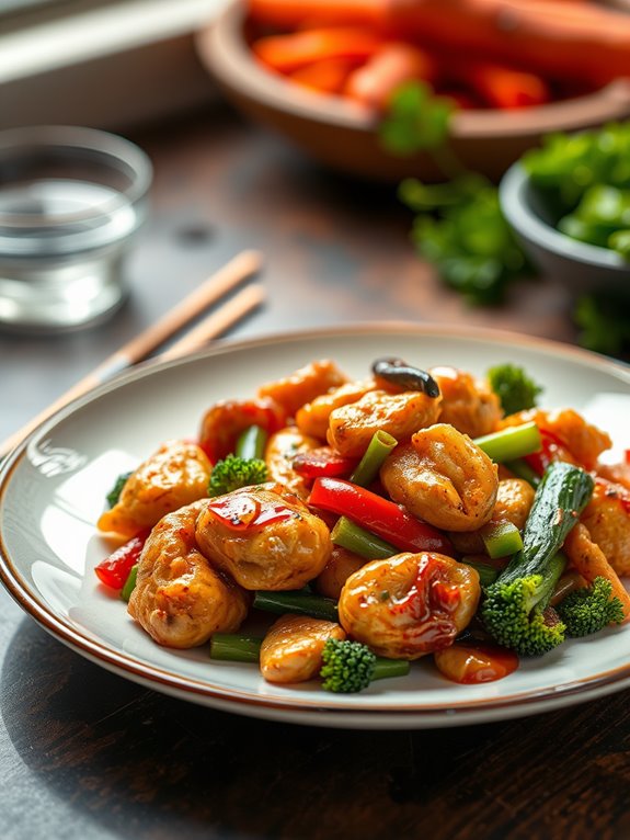 healthy chicken vegetable dish