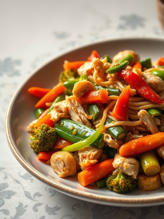 healthy chicken vegetable dish