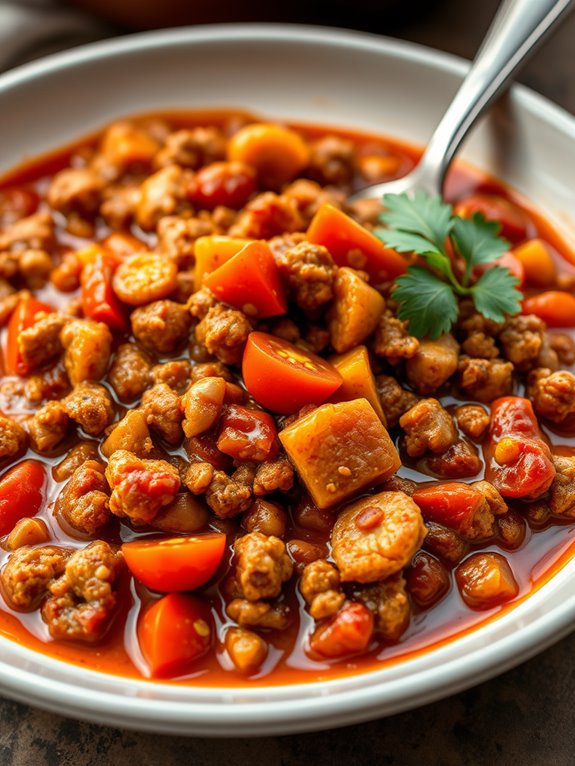 healthy ground turkey chili